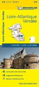 Loire-Atlantique, Vendee - Michelin Local Map 316 - Michelin