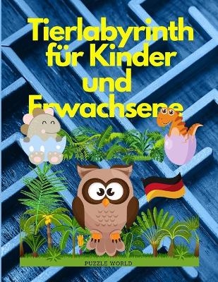 Tierlabyrinth f�r Kinder und Erwachsene -  Puzzle World