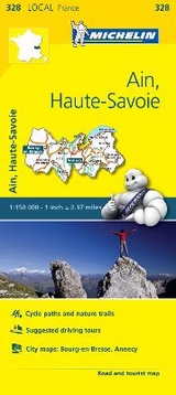 Ain, Haute-Savoie - Michelin Local Map 328 - Michelin