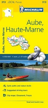 Aube, Haute-Marne - Michelin Local Map 313 - Michelin