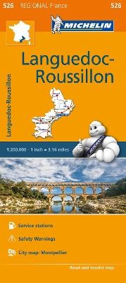 Languedoc-Roussillon - Michelin Regional Map 526 -  Michelin