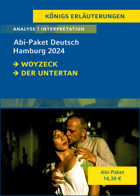 Abitur Deutsch Hamburg 2024 - Königs-Erläuterungen-Paket - Heinrich Mann, Georg Büchner