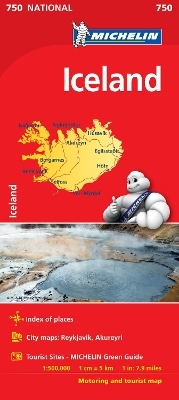 Iceland - Michelin National Map 750