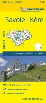 Isere, Savoie - Michelin Local Map 333 - Michelin