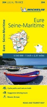 Eure, Seine-Maritime - Michelin Local Map 304 - Michelin