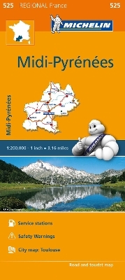 Midi-Pyrenees - Michelin Regional Map 525 -  Michelin