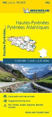 Hautes-Pyrenees, Pyrenees-Atlantiques - Michelin Local Map 342 -  Michelin