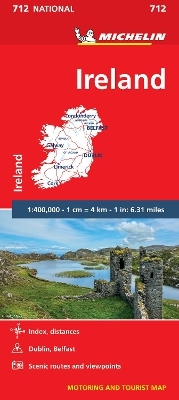 Ireland - Michelin National Map 712 -  Michelin