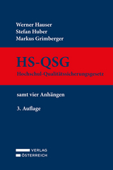 HS-QSG Hochschul-Qualitätssicherungsgesetz - Werner Hauser, Stefan Huber, Markus Grimberger