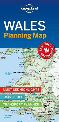 Lonely Planet Wales Planning Map -  Lonely Planet