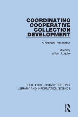 Coordinating Cooperative Collection Development - 