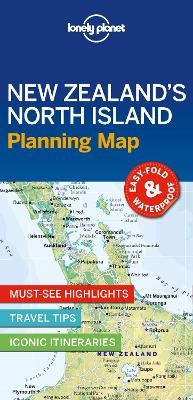 Lonely Planet New Zealand's North Island Planning Map -  Lonely Planet
