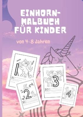 Einhorn-Malbuch f�r Kinder von 4-8 Jahren - Elynn Bogtrotter