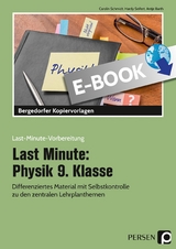 Last Minute: Physik 9. Klasse - Carolin Schmidt, Hardy Seifert, Antje Barth