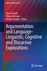 Argumentation and Language — Linguistic, Cognitive and Discursive Explorations - 