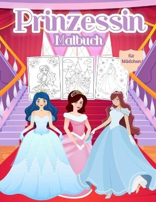 Prinzessin Malbuch f�r M�dchen -  BMillerDE