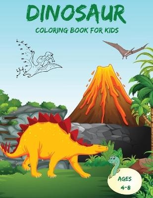 Dinosaur Dot to Dot Coloring Book for Kids Ages 4-8 - Hector England