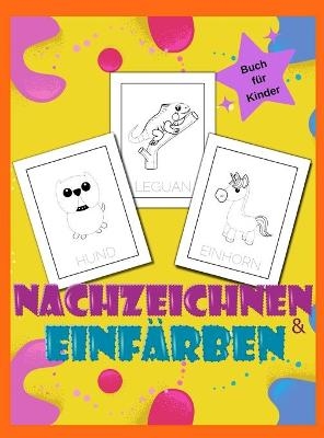 Nachzeichnen und Einf�rbung Buch f�r Kinder - Alex Dolton