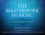 Masterwork in Music: Volume I, 1925 -  Richard Kramer,  Heinrich Schenker,  Hedi Siegel