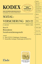 KODEX Sozialversicherung 2021/22, Band II - Brameshuber, Elisabeth; Doralt, Werner