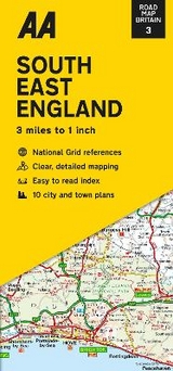 Road Map South East England - 