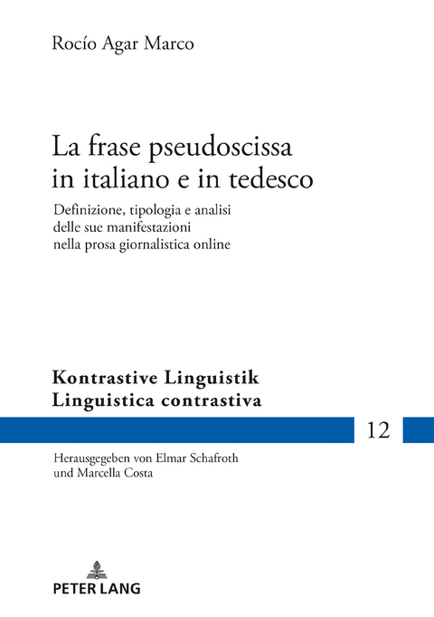 La frase pseudoscissa in italiano e in tedesco - Rocío Agar Marco