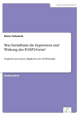 Was beeinflusst die Expression und Wirkung des FOXP2-Gens? - Elena Tschumak