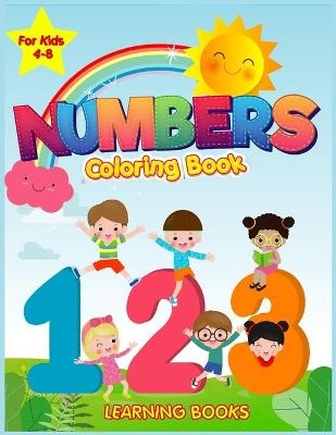 Numbers Coloring book for kids 3-6 - Learning Books