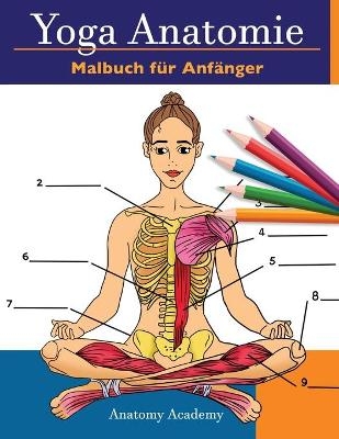 Yoga Anatomie Malbuch für Anfänger - Anatomy Academy