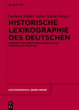Historische Lexikographie des Deutschen - 
