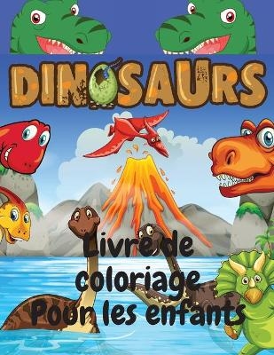 Livre de coloriage pour enfants sur les dinosaures - Fustei Mona