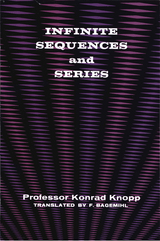 Infinite Sequences and Series -  Konrad Knopp