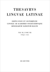 Thesaurus linguae Latinae. . / relinquo – renuo - 