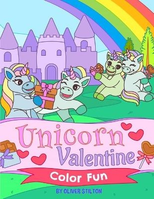 Unicorn Valentine Color Fun - Oliver Stilton