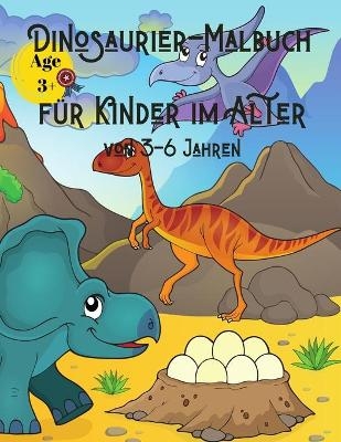 Dinosaurier-Malbuch für Kinder im Alter von 3-6 Jahren - Ivy Smart