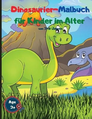 Dinosaurier-Malbuch für Kinder im Alter von 3-6 Jahren - Ivy Smart