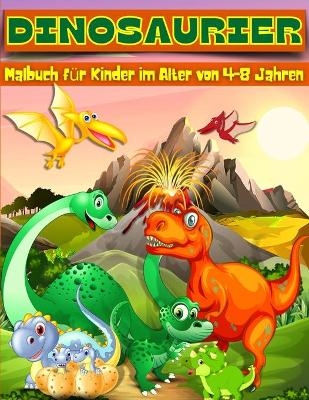 Dinosaurier-Malbuch für Kinder im Alter von 4-8 Jahren - Clare-Anne T. Trivett