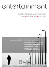 Entertainment - Droit, Medias, Art, Culture 2017/2