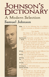 Johnson's Dictionary -  Samuel Johnson