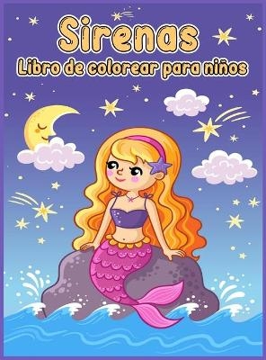 Libro para colorear de sirenas para ni�os - Rachelle Joviolet