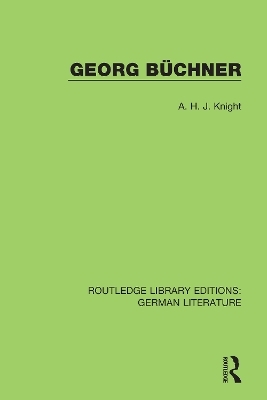 Georg Büchner - A. H. J. Knight