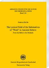 The Lexical Field of the Substantives of “Word” in Ancient Hebrew - Federico Dal Bo