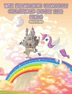 Unicorn Coloring Book for Kids - Willy K Red