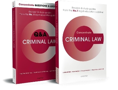 Criminal Law Revision Concentrate Pack - Jonathan Herring, Mischa Allen