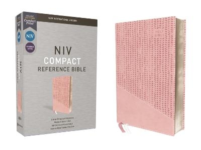 NIV, Reference Bible, Compact, Leathersoft, Pink, Red Letter, Comfort Print -  Zondervan