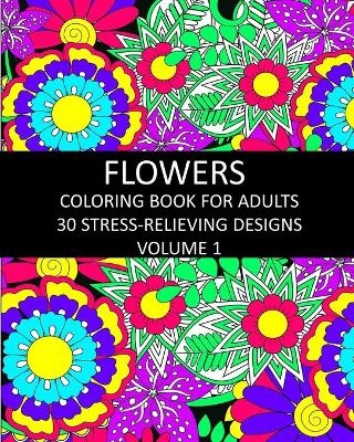 Flowers Coloring Book for Adults - Lpb Publishing