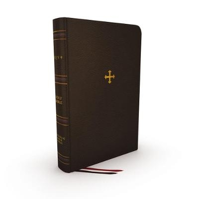 NRSV, Catholic Bible, Thinline Edition, Genuine Leather, Brown, Comfort Print -  Catholic Bible Press